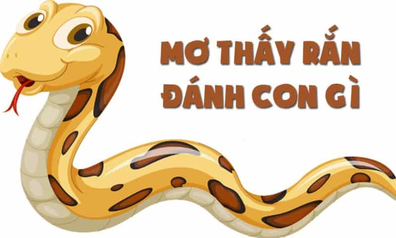 Chiêm bao thấy rắn đánh con gì ăn tiền?